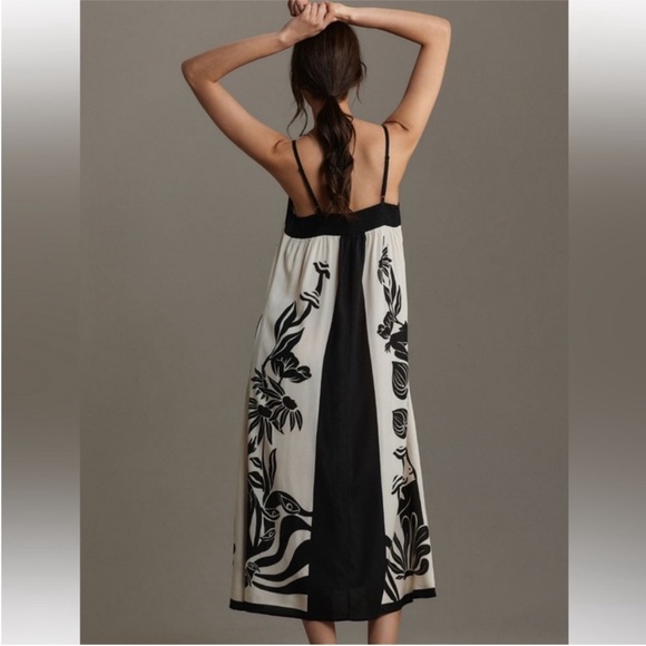 Farm Rio Sleeveless Square-Neck tropical Floral
Slim Midi Dress size XS - Picture 2 of 15